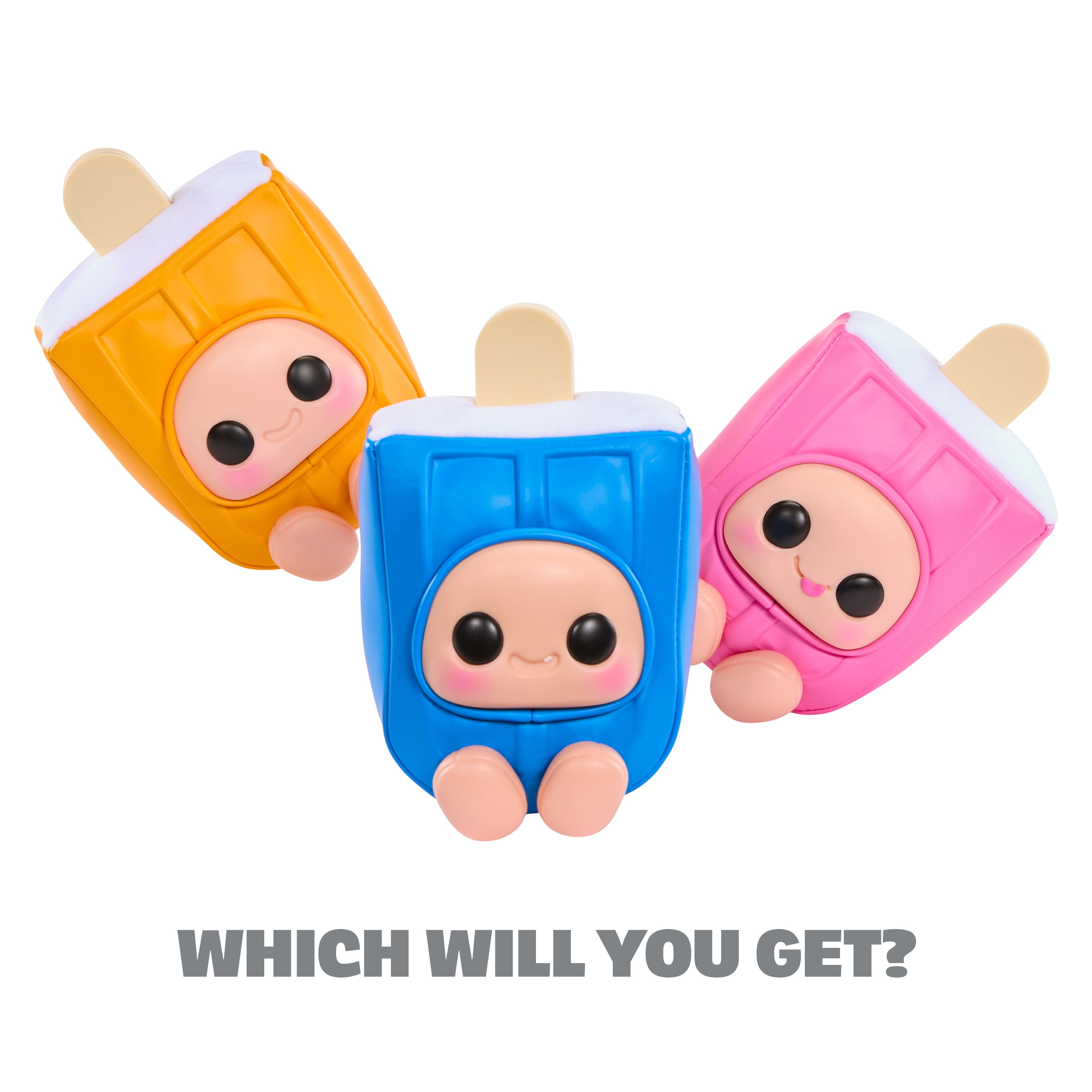 Hyojo Creamsicle Series, Blind Box Collectible Plush, Limited Edition Toy Gift for All Ages, 3 to Collect, Orange, Raspberry and Blueberry