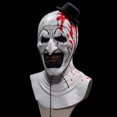 thumbnail image 4 of Máscara de payaso de Horror, sombrero de Joker malvado de demonio sangriento espeluznante, casco de látex, accesorios de disfraz de fiesta de Halloween, 4 of 4