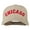 Khaki, variant on Chicago Illinois State Embroidered Cotton Cap - Red OSFM
