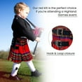 thumbnail image 5 of Claymore Imports Kid's Budget Kilt, Stewart Royal Tartan Kilt for Boys, Girls & Babies, Scottish red Kilt for Kids. (27"-30" W X 17" L 8-9 Years), 5 of 5