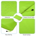 thumbnail image 4 of Unique Bargains Waterproof Zipper File Bags, A4 Document Holders for Office, Green 3 Pack, 4 of 6