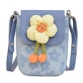 thumbnail image 1 of Bolso bandolera flores-azul, 1 of 5