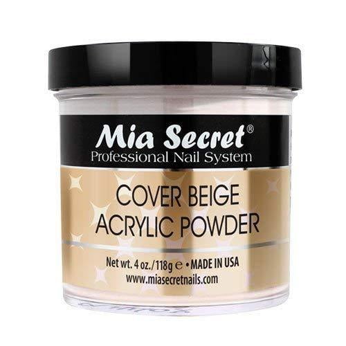 Mia Secret COVER BEIGE ACRYLIC POWDER 4oz 4 Ounce