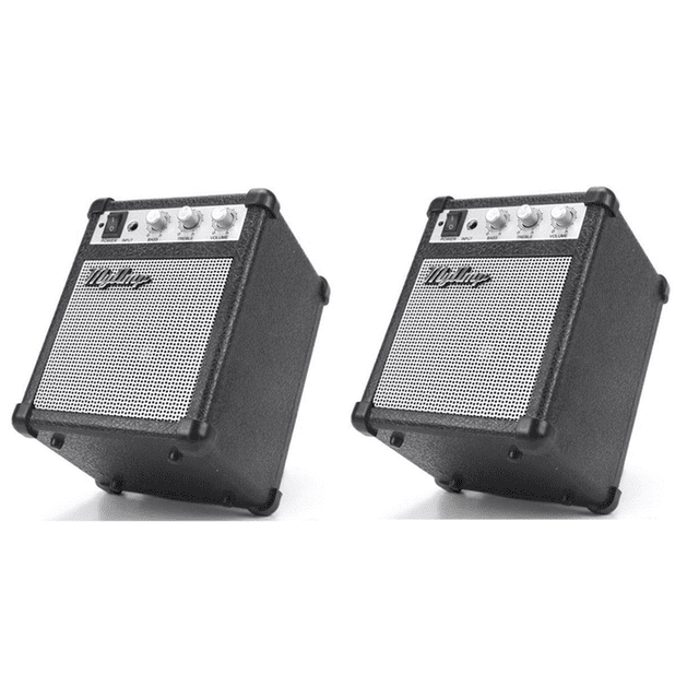 2X Réplique Rétro Amplificateur de Guitare Haute Fidélité / Mon Amplificateur Audio Haut-Parleur Portable / Amplificateur Audio Guitare Haut-Parleurs Stéréo Basses