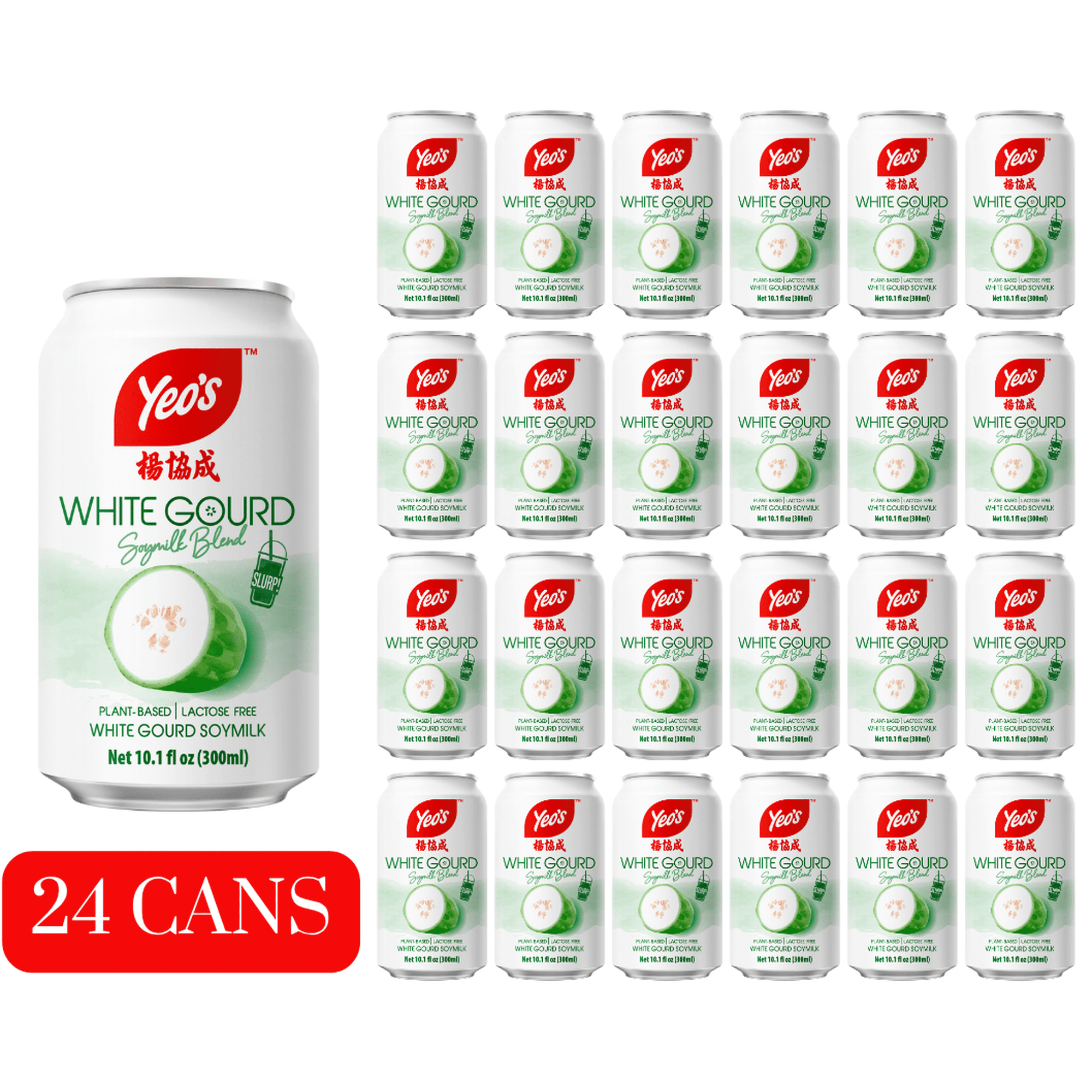 Yeo’s Winter Melon (White Gourd) Soymilk Blend 10.1 fl oz (300ml) – Smooth, Creamy, and Refreshingly Light