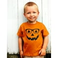 thumbnail image 4 of Tstars Jack O' Lantern Pumpkin Face Halloween T-Shirt for Toddlers and Kids Orange 2T, 4 of 6