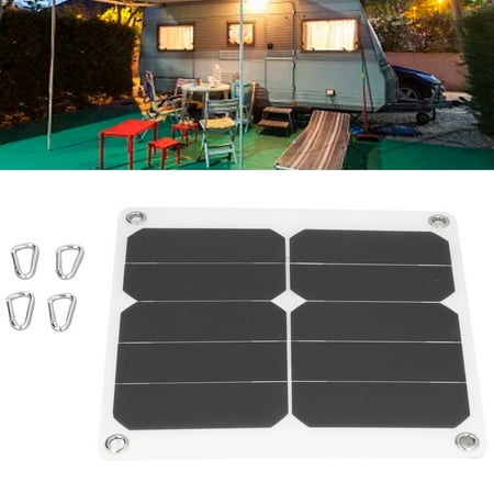 

LHCER 15W Solar Panels USB High Conversion Efficiency Light 5V Portable Solar Power Bank for Camping Hiking Biking High Efficiency Outdoor Solar Panel Solar Charger