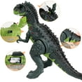 thumbnail image 2 of Trex Dinosaur Toys for Kids 3-5, Small Electric Walking Tyrannosaurus Rex Dino for Toddler Boys, Best Gifts for Age 3 4 5 6 7 Year Old, Light, Sound & Spray, 2 of 7