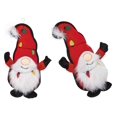 thumbnail image 5 of Holiday Dog Toy Santa Light Sewn Decals on Super Cute Soft Squeaker 11" Gifts (Five Santa Toys), 5 of 8