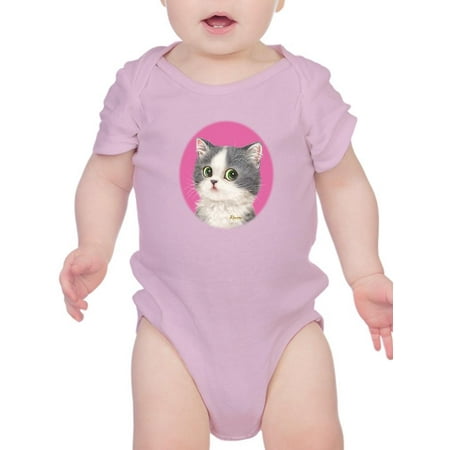 

Suspicious Cat Bodysuit Infant -Kayomi Harai Designs 12 Months