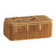 thumbnail image 2 of Caja de pañuelos de imitación de ratán, porta pañuelos decorativo de estilo japonés, porta servilletas de papel, estuche para tocador, mesa de centro 25 cm x 125 cm x 10 cm, 2 of 8