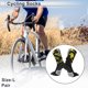 thumbnail image 2 of Calcetines de ciclismo Unique Bargains, absorbentes de sudor, transpirables, anti-fricción, amarillos y negros, tamaño L, 1 par, 2 of 6