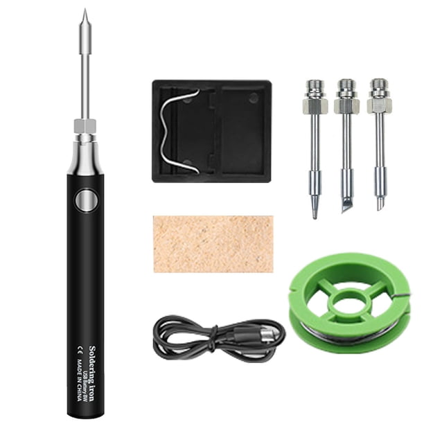 Set Hierro Inalámbrico Soldador Portátil Mini Soldado ()