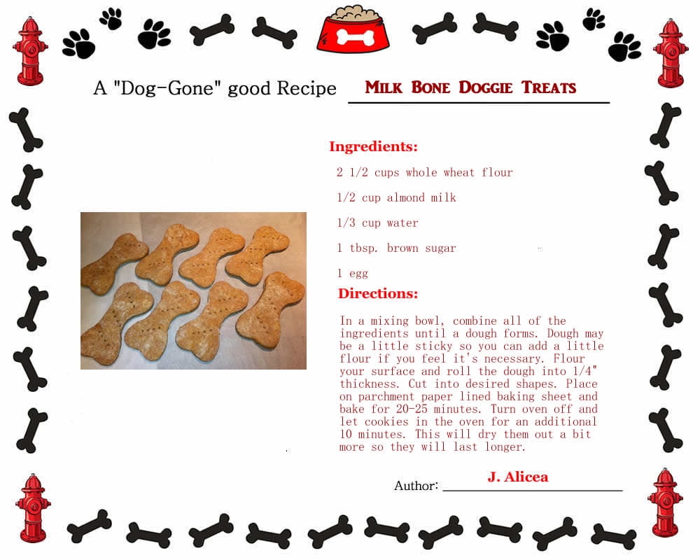 healthy homemade dog treat recipes