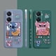 thumbnail image 5 of Case For VIVO Y55 Y52S Y53S Y66 Y55S Y73S 5G Y85 Y93 Y76 Y91 Colour Simple Liquid Silicone Capa Case Cartoon Lilo & Stitch Angel, 5 of 5
