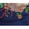thumbnail image 4 of oneOone Georgette Viscose Fabric Chevron|Watercolor Leaves & Peony Floral Print Fabric BTY 42 Inch Wide, 4 of 4
