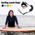 thumbnail image 3 of Surfing Kayak Leash Rope, Surfboard Safety Rope for Surfboard, Hand Surfing Rope, Surfboard Leash Surfing Accessories(Black), 3 of 7