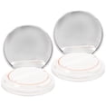 thumbnail image 4 of Shisuyan Refillable Makeup Compact Case Abs Silver 2Pack 2.95X2.95X0.86in, 4 of 9
