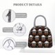 thumbnail image 4 of Disketp Butterfly Skull Bolsa Térmica para Almuerzo, Lonchera con Abertura Amplia y Gran Capacidad, Organizador Reutilizable para Mujeres, Hombres y Adultos, 4 of 6