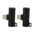thumbnail image 3 of 2Pcs USB C To 3.5mm Headphone Jack Adapter, Portable 2 In 1 USB Type C To 3.5mm Audio With PD Charging Adapter For Some Type C Phones, Tablet, 3 of 8