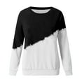 thumbnail image 5 of Long Sleeve Tops for Women Trendy Heart Printed Pullover Crewneck Sweatshirts Graphic Tee Shirt Blouse Fall Clothes (XL, White 02), 5 of 5