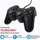 thumbnail image 2 of Wired USB PC Game Controller for Winxp/win7/win8/win10 for PC Computer Laptop Black Gamepad Joystick, 2 of 5
