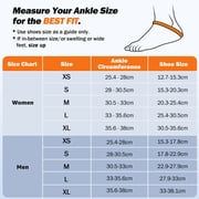 Whcool Adjustable Ankle Brace, Black, S