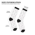 thumbnail image 3 of Disketp Heart Rabbit Unisex Mid-Calf Socks Lightweight Breathable Ventilation Ankle Socks, 3 of 7