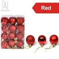 thumbnail image 3 of Gustave 48PCS Christmas Balls Ornaments Shatterproof Christmas Tree Decorations Hanging Balls for Xmas Holiday Wedding Party Decor, Red, 3 of 10