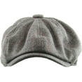 thumbnail image 3 of Herringbone Applejack Wool Blend Newsboy Gatsby Ivy Hat Golf Driver Ascot, 3 of 6