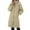 Beige, variant on Women's Winter Coats, Thickened Insulated Parka Jacket with Hood Blue XXXL