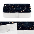 thumbnail image 4 of Constellation PU Leather Jewelry Box Organizer with Removable Compartment - Portable Decorative Jewelry Boxes, 4 of 6