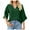 Green, variant on Women Summer Tops New Women Fashion Petal Sleeve Tops Loose V Neck Chiffon Shirt B Neck T Shirts Sky for Shirt Working Out Winter Long Sleeve Long Athletic Fit Fit Stretch Black XL