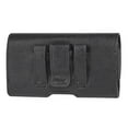 thumbnail image 3 of Premium Leather Wallet Pouch Holster Belt Case for Xiaomi Pocophone F1 w/ Clip / Loops (Fits w/ a Slim Case On) - w/ Card Slot - Black, 3 of 5