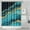 Blue Gold Wave, variant on Green Gray Marble Pattern Shower Curtain 36"x72" ,Bathroom Decorative Shower Curtains Set with 12 Hooks,Modern Waterproof Washable Shower Curtain