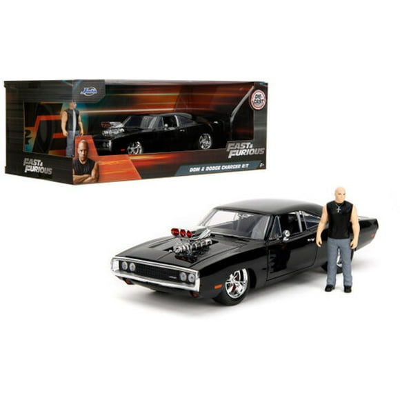 Jada Toys - 1:24 Hollywood Rides Fast and the Furious - Dodge Charger with Dom Figure