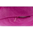 thumbnail image 5 of Fennco Styles Handmade 3D Heart-Shaped Petals Flower Decorative Throw Pillow Cover 13 Inch Round - Magenta Floral Pillow Case for Couch, Home Décor, Bedroom Décor and Holiday, Housewarming Gift, 5 of 8