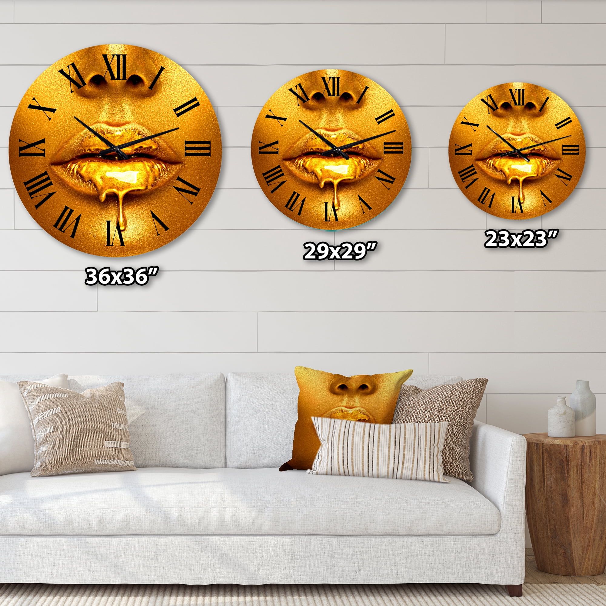 Designart 1 in Quartz Modern/Contemporary Wall Clock