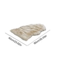 thumbnail image 3 of Leodye 1PCS Fluffy Rug Contemporary Area Rug Comfortable Floor Mat Doormat for Bedroom Porch Hallway Dorm and Home Decoration -23.62x35.43in, 3 of 6