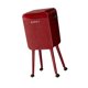 thumbnail image 5 of Cubo de basura tipo prensa con ruedas, base alta con ruedas giratorias, cubo de basura Rojo, 5 of 9