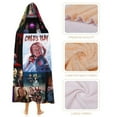 thumbnail image 4 of Bride of Chucky Wearable Blankets Hooded Soft Hoodie Blanket Winter Warm Throw Blankets Cape 60"x80", 4 of 8