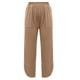 thumbnail image 4 of Pantalones de chándal para mujer 2025: forrados, holgados, deportivos, con bolsillos, de poliéster, de cintura alta, aptos para deporte/informal, para todas las estaciones, 4 of 6