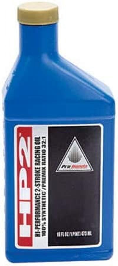 Honda Genuine HP2 Synthetic 2-Stroke Motor Oil 100% Synthetic 32:1 Premix Ratio, Pint (12 Pack)