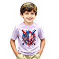 thumbnail image 3 of Kiijoy Boys Graphic Baseball T-Shirt Casual Short Sleeve T Shirt Tee, Purple, Sizes 10-11, 3 of 3