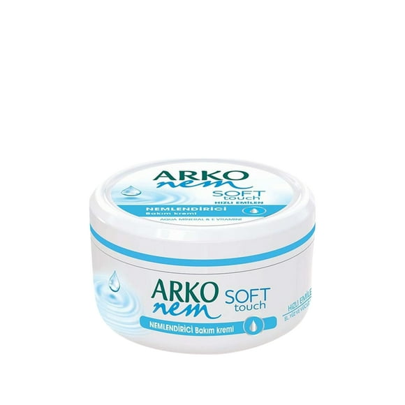 Arko Nem Soft Touch Crème Hydratante pour les Mains, le Visage et le Corps 250 ml