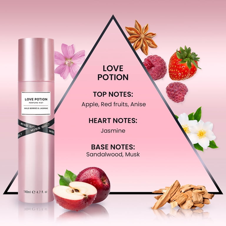So…? Love Potion Perfume Mist, Body Spray for Women, 4.7 oz