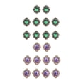 thumbnail image 1 of segolike 20 Pcs Perles Plates pour Fabrication de Cartes Vert, 1 of 9