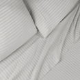 thumbnail image 5 of BNM Ultra Soft Deep Pockets 400 Thread Count Egyptian Cotton Stripe Sheet Set, 5 of 9
