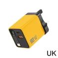 thumbnail image 1 of 80W GaN Fast Charger, Retractable USB-C Cable, Dual Port, for Phone, Laptop, Desktop, 1 of 7