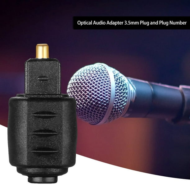 Adaptateur Audio numérique Toslink, Mini prise Jack femelle optique 3.5mm  de haute qualité 